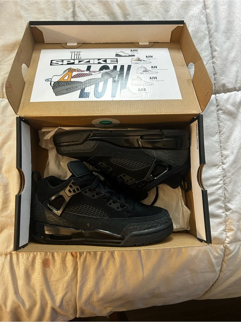 Jordan Kids Black Low-Top Sneaker